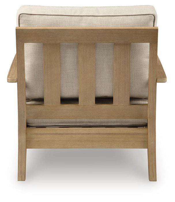 Signature Design Beige Lounge Chair w/Cushion (1/CN)
