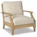 Signature Design Beige Lounge Chair w/Cushion (1/CN)