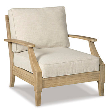 Signature Design Beige Lounge Chair w/Cushion (1/CN)