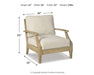 Signature Design Beige Lounge Chair w/Cushion (1/CN)