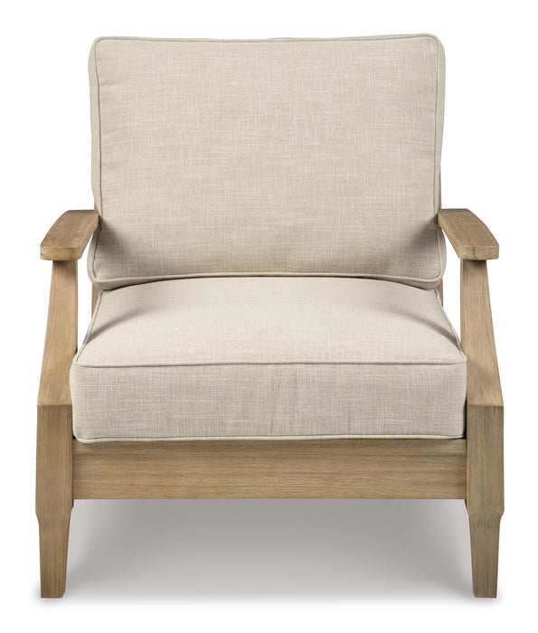 Signature Design Beige Lounge Chair w/Cushion (1/CN)