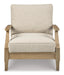 Signature Design Beige Lounge Chair w/Cushion (1/CN)