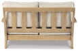 Signature Design Beige Loveseat w/Cushion