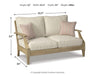 Signature Design Beige Loveseat w/Cushion