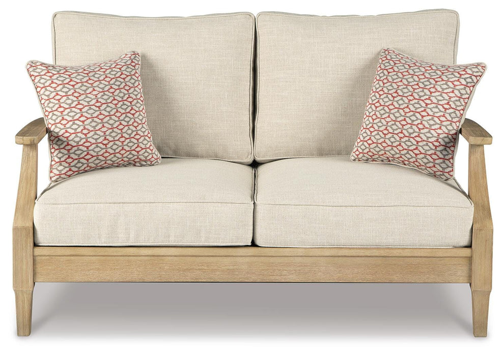 Signature Design Beige Loveseat w/Cushion
