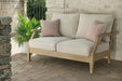 Signature Design Beige Loveseat w/Cushion