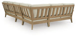 Signature Design Beige 4-Piece Outdoor Sectional
