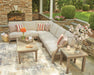 Signature Design Beige 4-Piece Outdoor Sectional