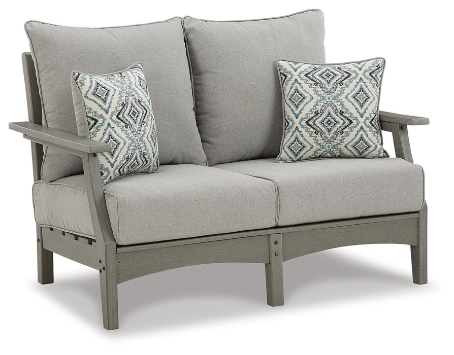 Signature Design Gray Loveseat w/Cushion