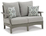 Signature Design Gray Loveseat w/Cushion