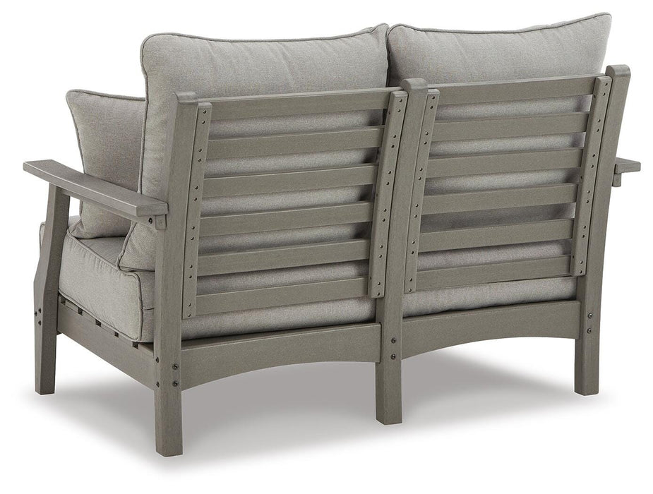 Signature Design Gray Loveseat w/Cushion