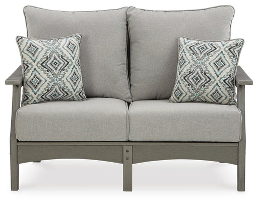 Signature Design Gray Loveseat w/Cushion