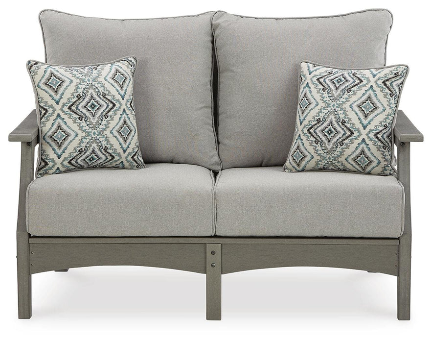 Signature Design Gray Loveseat w/Cushion