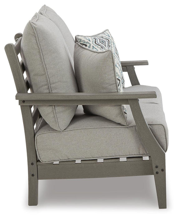 Signature Design Gray Loveseat w/Cushion