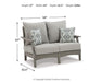 Signature Design Gray Loveseat w/Cushion