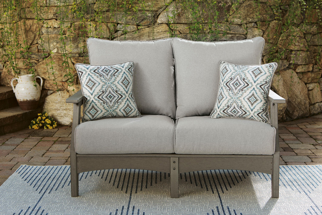 Signature Design Gray Loveseat w/Cushion