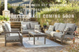Signature Design Gray Loveseat w/Cushion