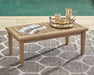 Signature Design Grayish Brown Rectangular Cocktail Table