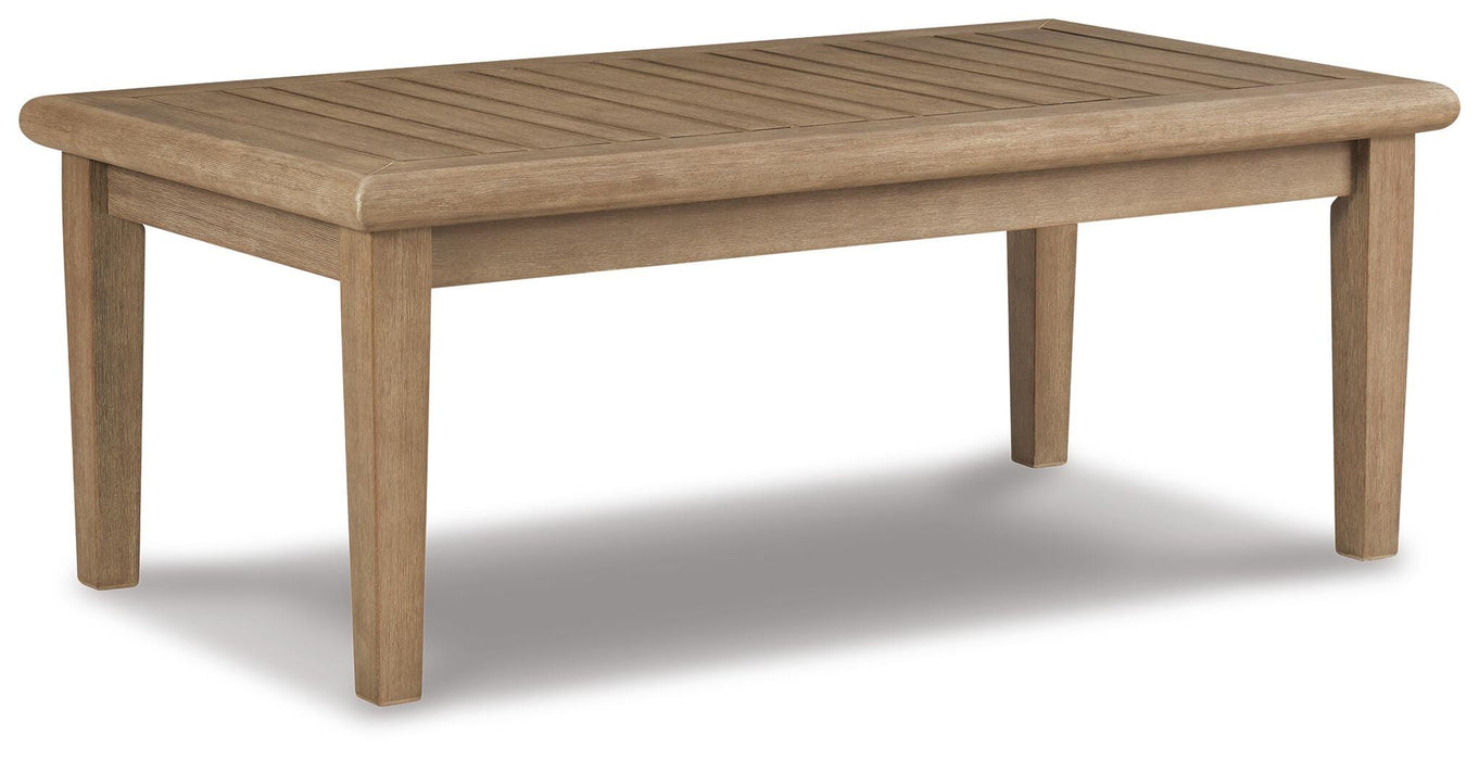Signature Design Grayish Brown Rectangular Cocktail Table