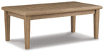Signature Design Grayish Brown Rectangular Cocktail Table