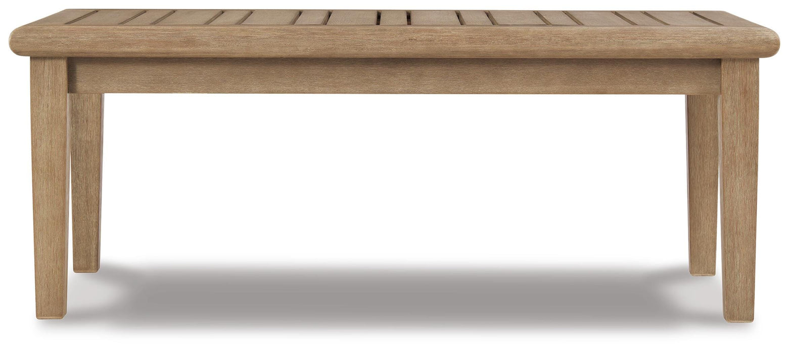 Signature Design Grayish Brown Rectangular Cocktail Table