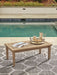 Signature Design Grayish Brown Rectangular Cocktail Table