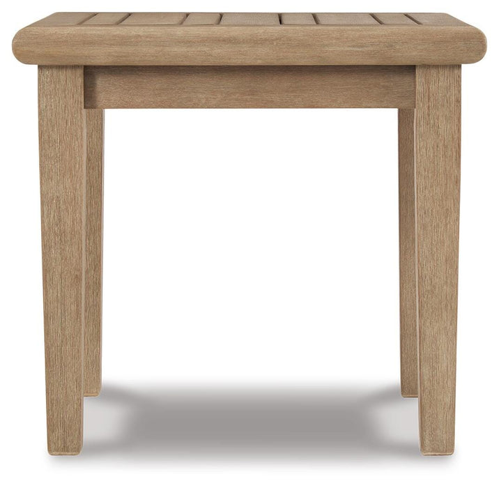 Signature Design Grayish Brown Square End Table