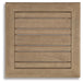 Signature Design Grayish Brown Square End Table