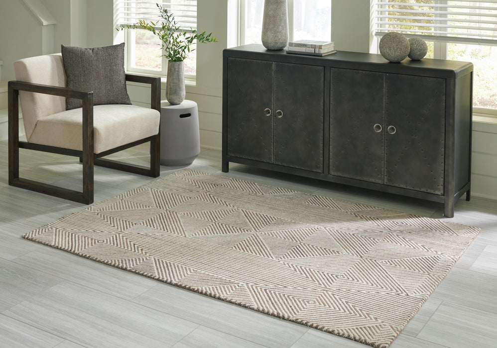 Signature Design Medium Rug 5.13 FT by 7.04 FT