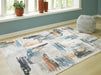 Signature Design Washable Medium Rug 5.03 FT by 7.08 FT