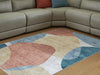 Signature Design Washable Medium Rug 4.93 FT by 6.96 FT