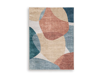 Signature Design Washable Medium Rug 4.93 FT by 6.96 FT