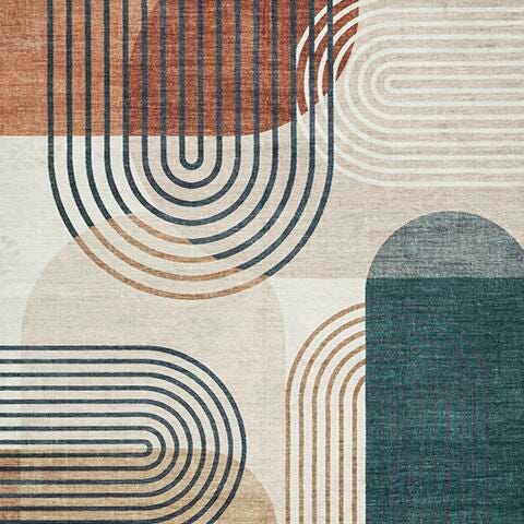 Signature Design Washable Medium Rug 5 FT by 7.03 FT