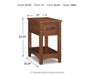 Signature Design Brown Chair Side End Table