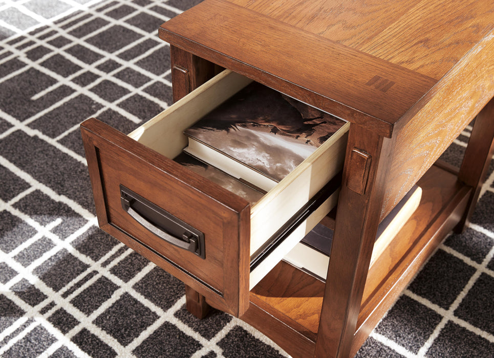 Signature Design Brown Chair Side End Table