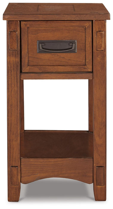 Signature Design Brown Chair Side End Table
