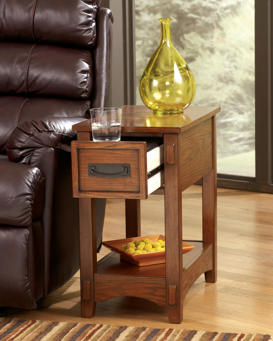 Signature Design Brown Chair Side End Table