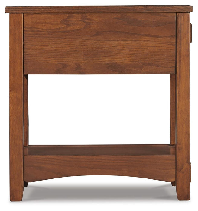 Signature Design Brown Chair Side End Table