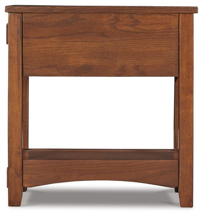 Signature Design Brown Chair Side End Table