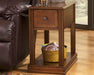 Signature Design Brown Chair Side End Table
