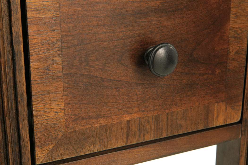 Signature Design Brown Chair Side End Table
