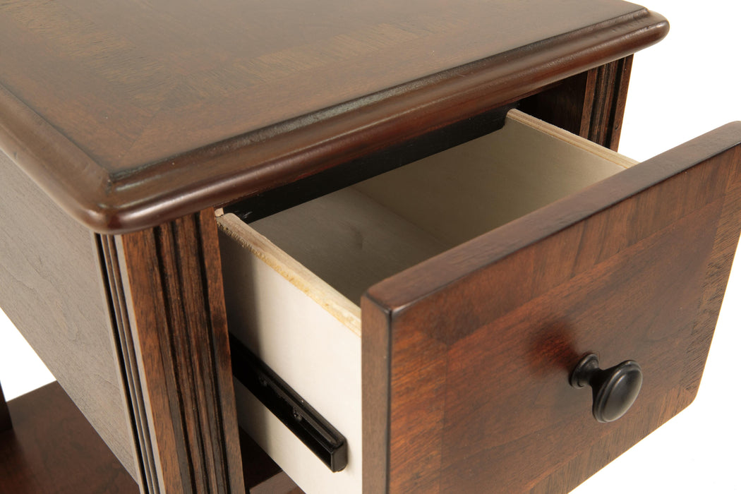 Signature Design Brown Chair Side End Table
