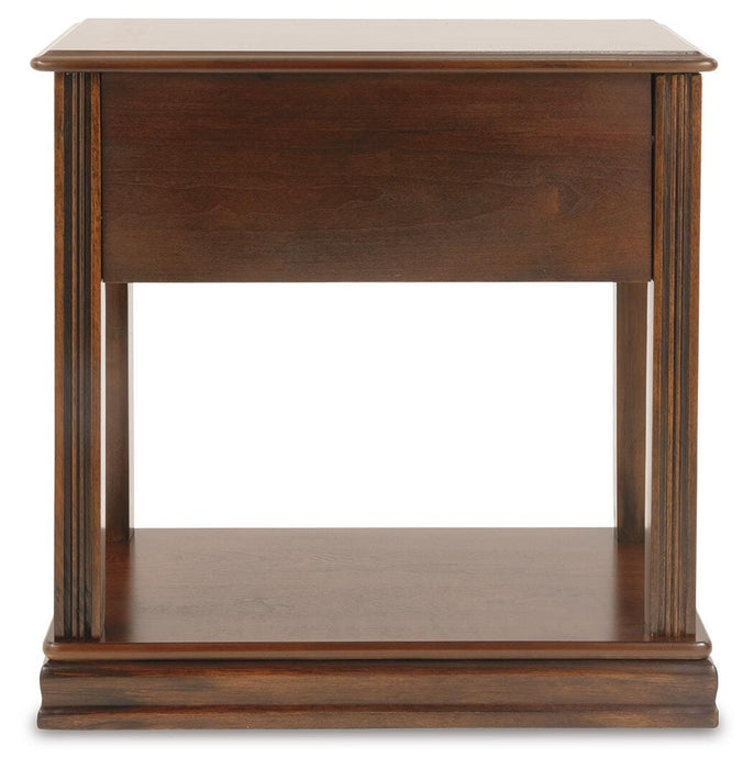 Signature Design Brown Chair Side End Table