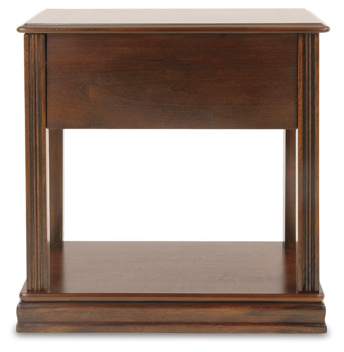 Signature Design Brown Chair Side End Table