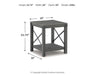 Signature Design Grayish Brown Square End Table