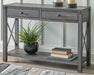 Signature Design Grayish Brown Console Sofa Table