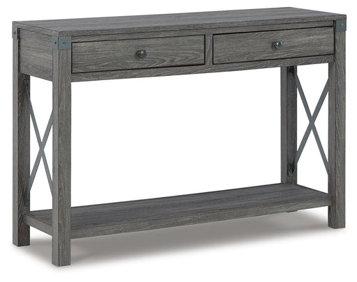 Signature Design Grayish Brown Console Sofa Table