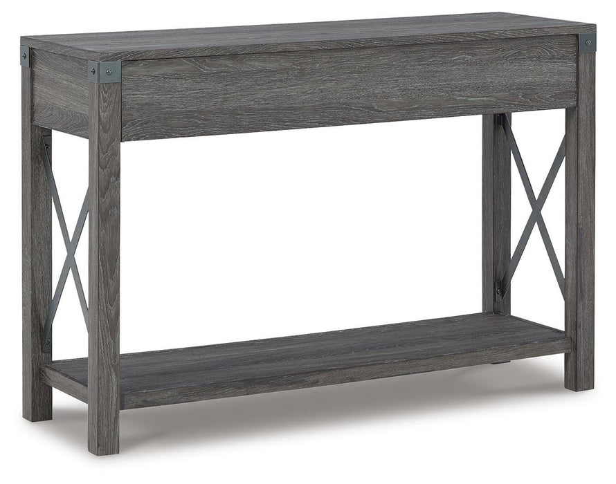 Signature Design Grayish Brown Console Sofa Table