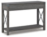Signature Design Grayish Brown Console Sofa Table