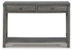 Signature Design Grayish Brown Console Sofa Table